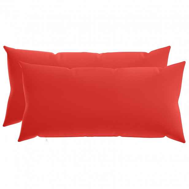 vidaXL Povlak na polštář 2 pcs HEERLEN Červená 40 x 70 cm Polyester