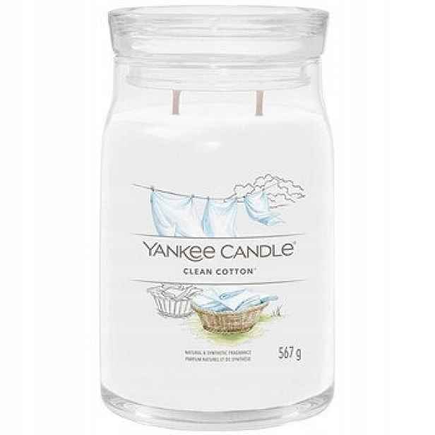 Yankee Candle Clean Cotton Signature Candle (čistá bavlna) 368.0 g