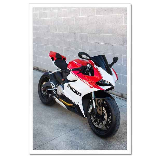 Plakáty v rámu 40x60 Červené Ducati Panigale