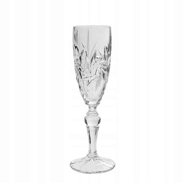 Bohemia Jihlava Pinwheel sklenice na sekt 180 ml 6 ks