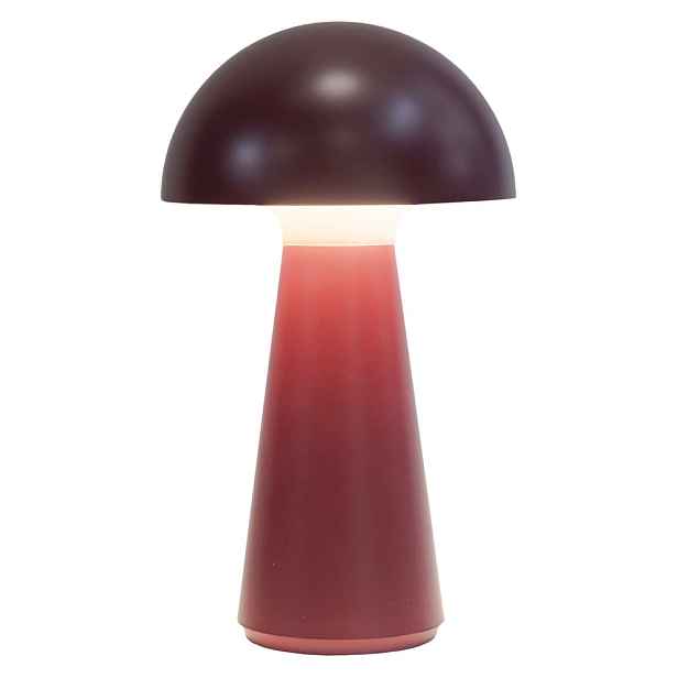 Fialová LED stolní lampa na dálkové ovládání (výška 28 cm) Sam – Sirius