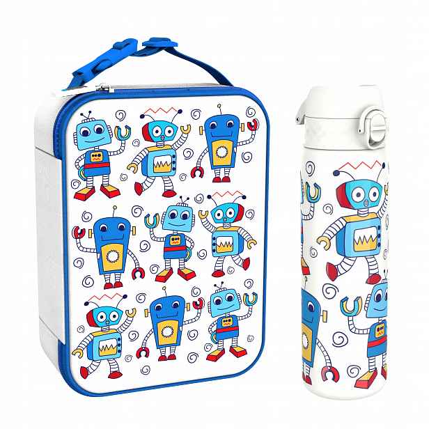 Láhev Na Pití ocel 0,6L Termo Lunch Bag Snídaňový Set Do Školky