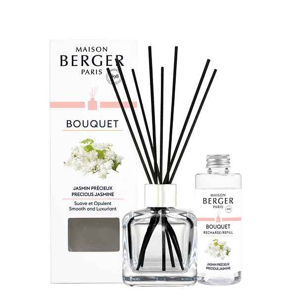 Maison Berger Paris Aroma difuzér Cube + náplň Vzácný jasmín 100 ml 7748