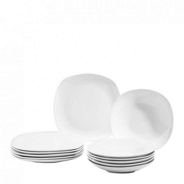 XXXLutz SERVIS JÍDELNÍ, 12dílné, porcelán Boxxx - Jídelní servisy - 0071360101