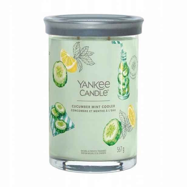 Okurka máta osvěžovač Yankee Candle tumbler 2 knoty