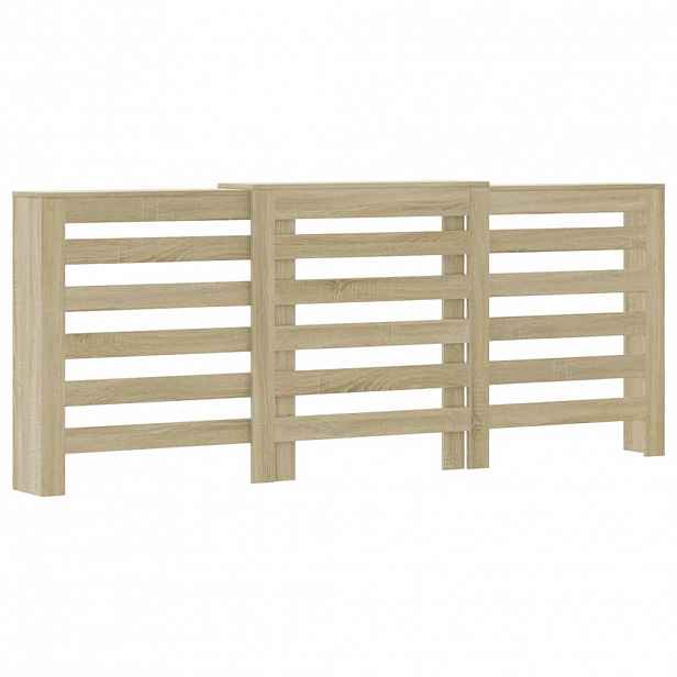 vidaXL Kryt radiátoru Dub sonoma 205 x 21,5 x 83,5 cm Kompozitní dřevo