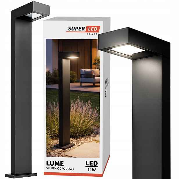 Stojací Led zahradní lampa 11W Zahradní sloupek 75 cm Premium
