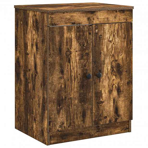 vidaXL Koupelnová skříň Kouřový dub 54 x 41 x 70 cm Kompozitní dřevo