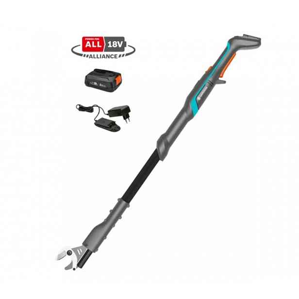Gardena - 18V AKU nůžky na větve EasyCut 110/18V P4A, 1x aku 2,0 Ah, nabíječka 14772-20