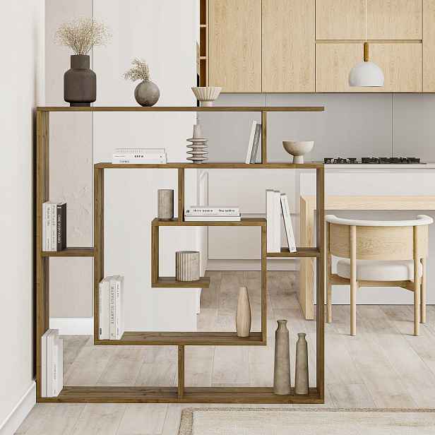 Moderní knihovna Houseland Labirent dub tmavý