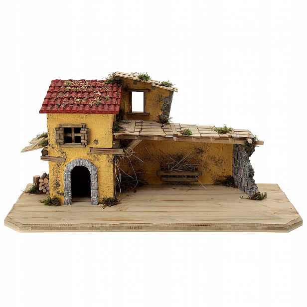 Vánoční betlém *70x29x32 cm* pro postavy o výšce 9-11 cm