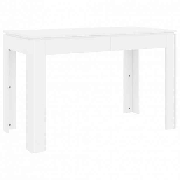 vidaXL Jídelní stůl bílý 120 x 60 x 76 cm kompozitní dřevo