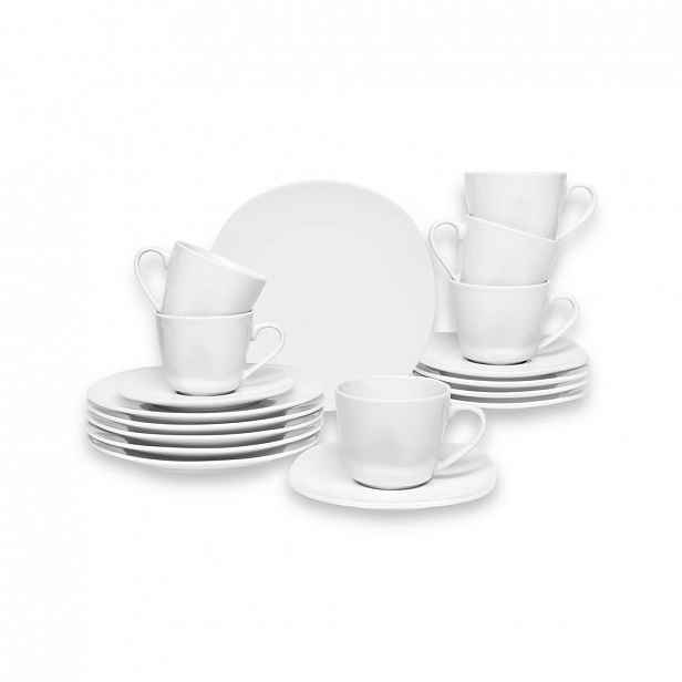 XXXLutz KÁVOVÝ SERVIS, 18dílné, porcelán Boxxx - Kávové servisy - 0071360124
