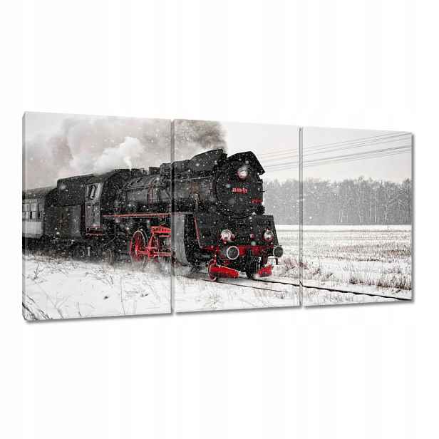 Obraz 120x60 Lokomotiva Parovoz