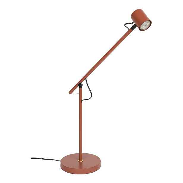 Červená kovová stolní lampa (výška 45,5 cm) Aero – White Label