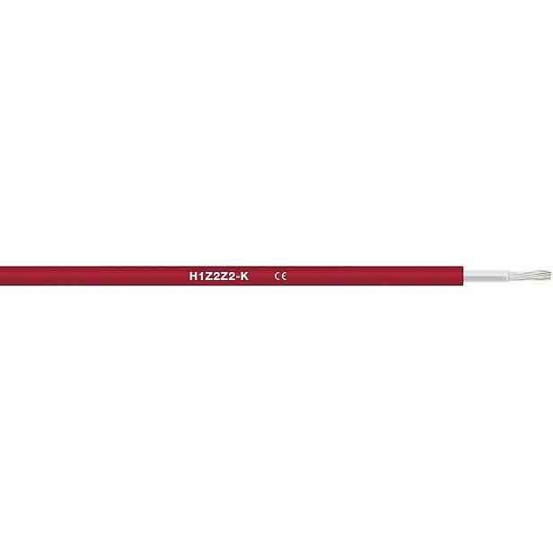 Kabel solární H1Z2Z2-K 01×6 červená