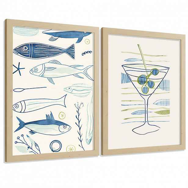 Nacnic PLAKAT Sada 2 Martini A4 bez rámu