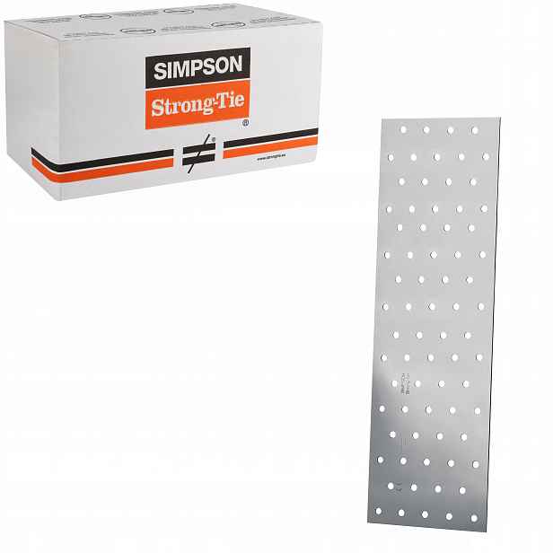 Tesařské spojky ploché 100x300mm 25st Děrované dlaždice Simpson NP20