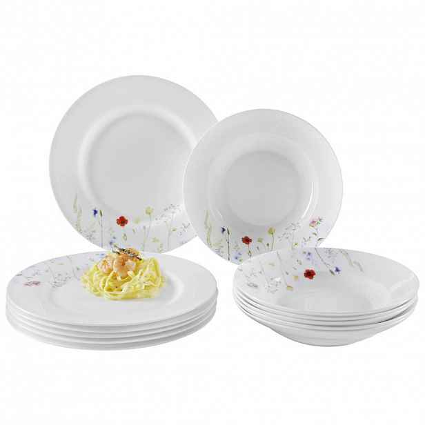 XXXLutz SERVIS JÍDELNÍ, 12dílné, kostní porcelán (bone china) Novel - Jídelní servisy - 0071360136