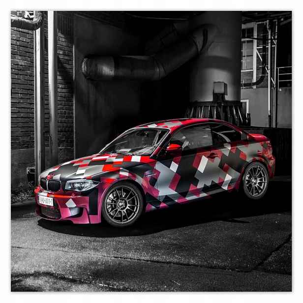 Plakáty 140x140 Červené Bmw