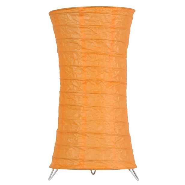 Papírová stojací lampa oranžová noc 60W E14 Tai