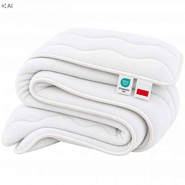 Přikrývka Fleece 150x200 CM Celoroční Bílá Antialergická Zimní Teplá