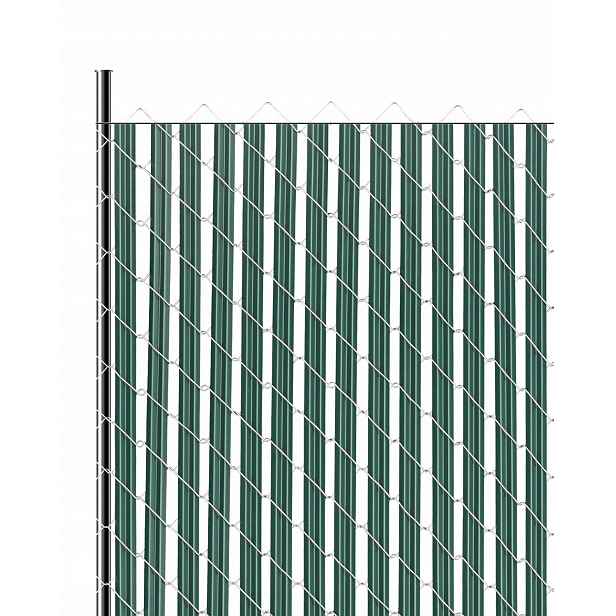 Vertikální plotové lišty, kryt plotu, Uv panel, zelené, 113 cm, premium