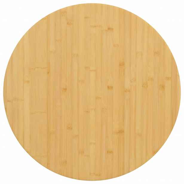vidaXL Stolní deska Ø 80 x 1,5 cm bambus