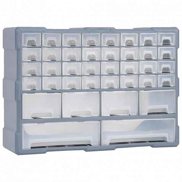 vidaXL Organizér se 38 zásuvkami 52 x 16 x 37,5 cm