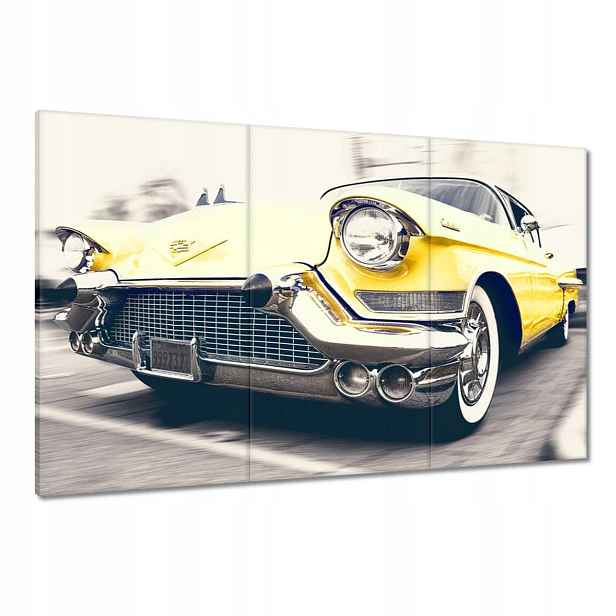 Obrazy 120x80 Žlutý Cadillac