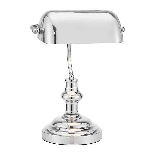 Stolní lampa ve stříbrné barvě (výška 22,5 cm) Bankers – Markslöjd
