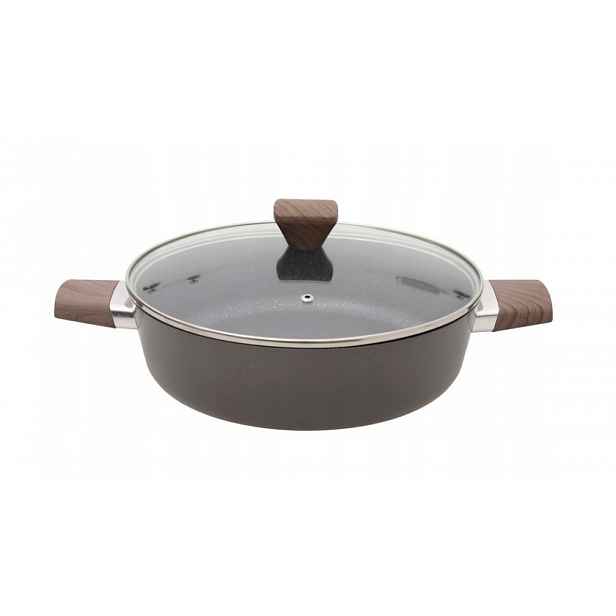Hrnec nízký rendlík s nepřilnavou poklicí Champion 24 cm 2,8 l, indukce Greblon