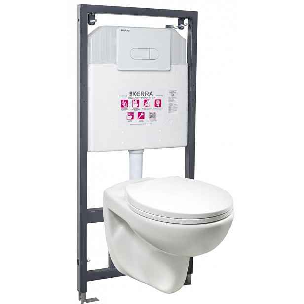 KERRA - Instalační set WC Doris/Pacific WH 5907548117939