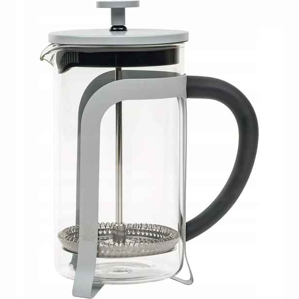 Leopold Vienna Moshi French Press, šedý, výška: 210 mm, délka: 151 mm