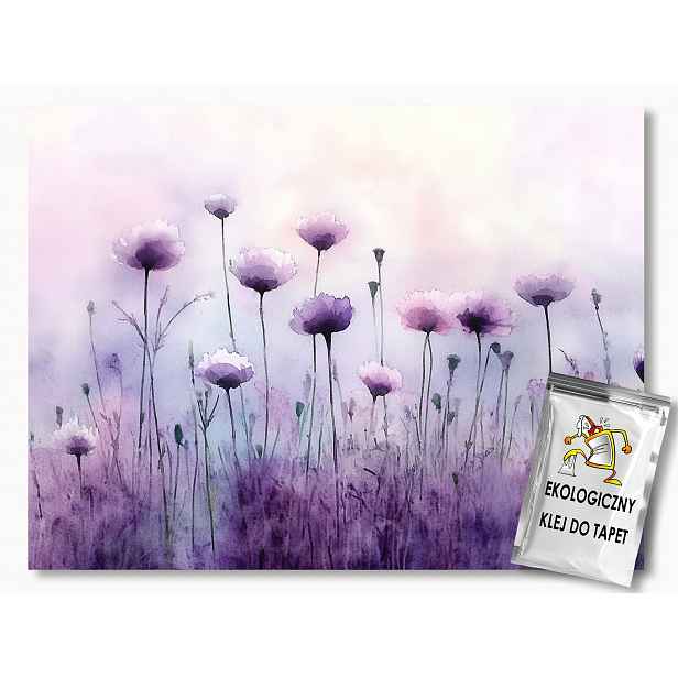 Fototapeta Flizelina Příroda Louka Zahrada Fialové Květy 312x219 130g