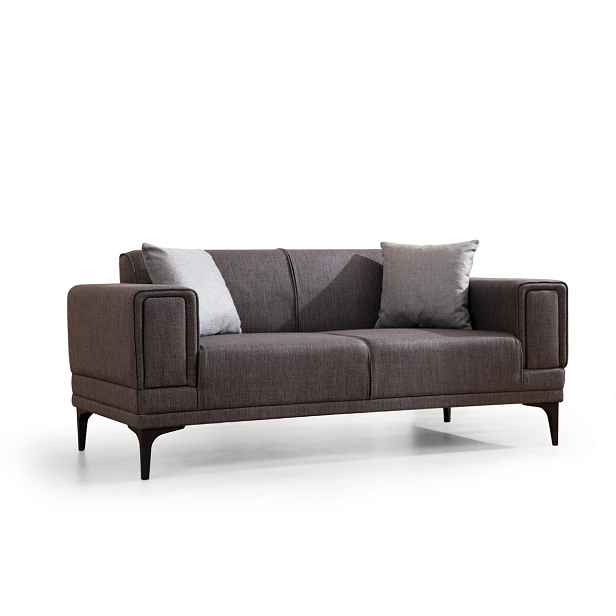 Hanah Home Dvoumístná pohovka Horizon 170 cm tmavě šedá