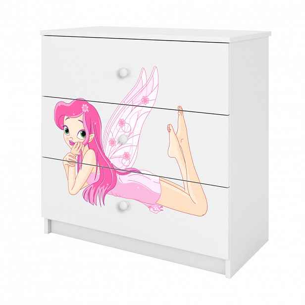 RAUMHIRSCH FURNITURE KOMODA Babydreams víla s křídly 81/81/41