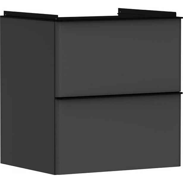 Skříňka pod umyvadlo bez umyvadla Hansgrohe Xelu Q 58x62,5x47,5 cm šedá matná 54024670