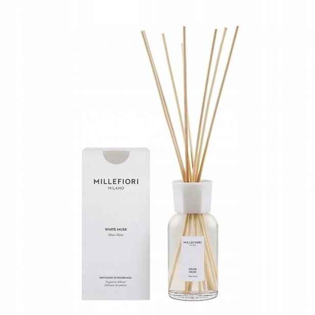 Vonné tyčinky 250 ml White Musk 77DDMB Millefiori Milano