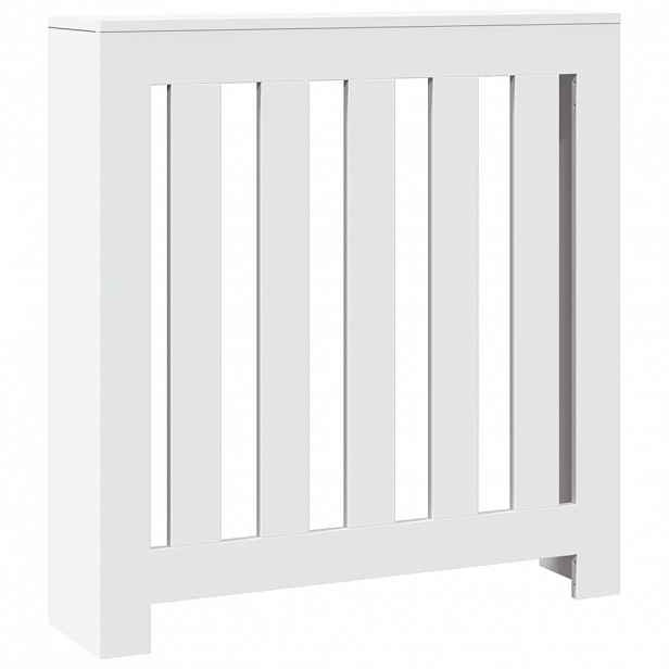 vidaXL Kryt radiátoru Bílá 78 x 20 x 82 cm Kompozitní dřevo