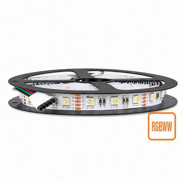 Led Rgbw Páska 12V 19.2W/M 5050 5 M Lepicí Rgb Bílá Teplá