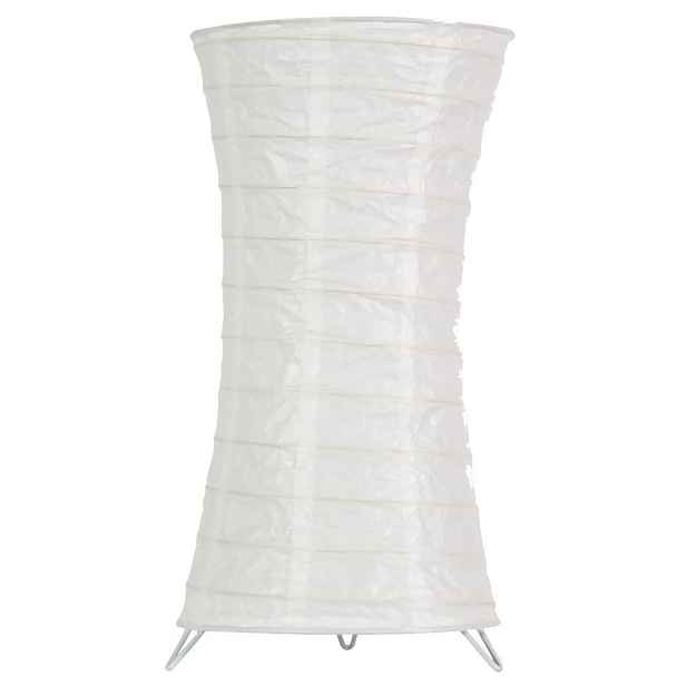 Papírová stojací lampa bílá noc 60W E27 Tai