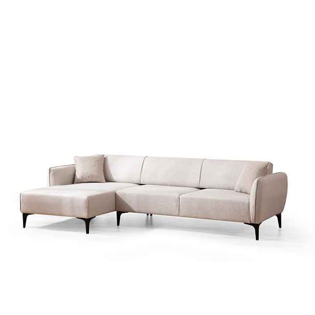 Hanah Home Rohová sedací souprava Belissimo 270 cm bílá levá