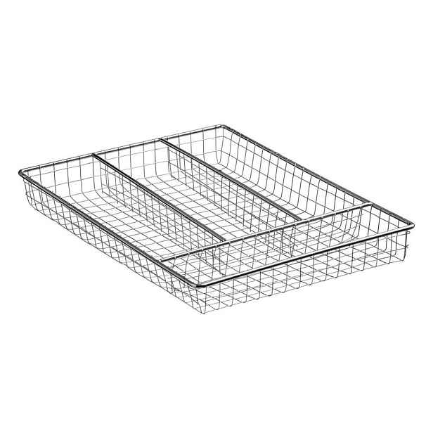 Kovový příborník do zásuvky ve stříbrné barvě 22 x 31 cm Esme – Premier Housewares
