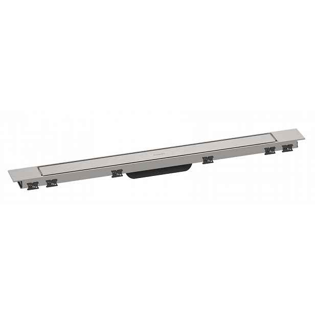 Hansgrohe RainDrain Match Plus - Sprchový žlab 80 cm, s roštem, kartáčovaná ocel 56215800