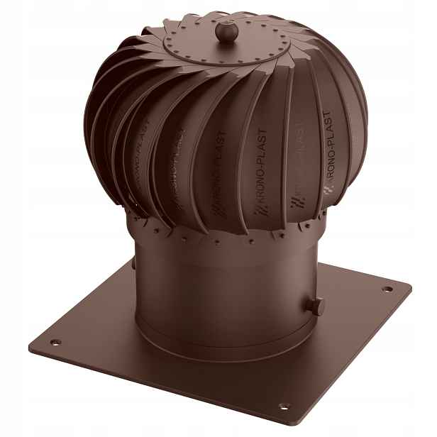 Komínová vložka Otočná s krytem pro ventilaci Fi 200 Bronz 8017