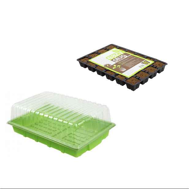 Miniskleník HGA Garden Propagator 42 + sadbovač a klíčící medium pro 24 rostlin