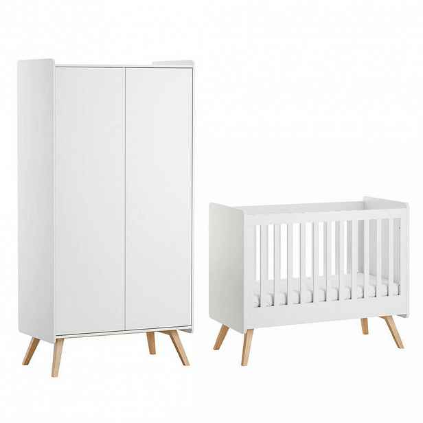 Petits-meubles POKOJ PRO MIMINKO 2DÍLNÝ Vintage Bílá