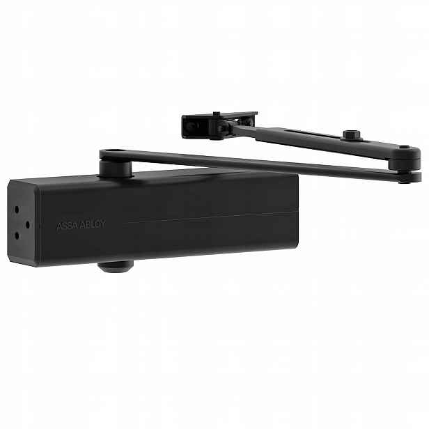 samozavírač Assa Abloy DC140 s ramenem, černý