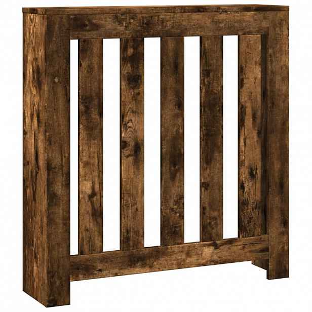 vidaXL Kryt radiátoru Kouřový dub 78 x 20 x 82 cm Kompozitní dřevo